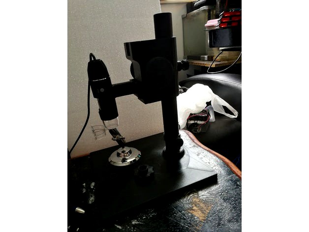 C-Mount Adjustable Microscope Stand by Deacon1982