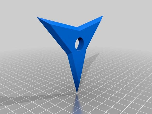 3 Point Ninja Star by httpkoopa
