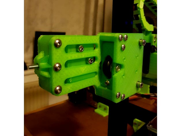 3 Wheel X carriage attachment and X belt adjuster for the Tarrantula by jimwooly