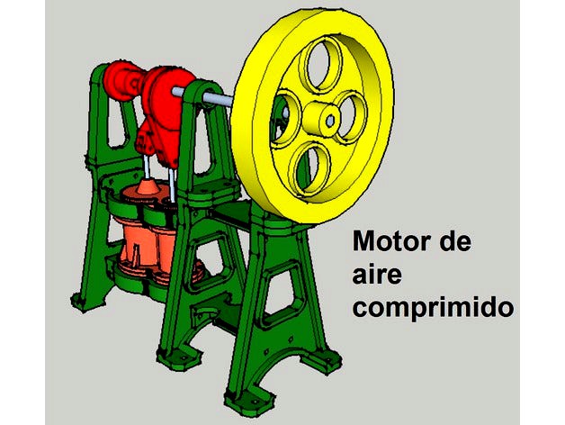 Motor de aire comprimido / Compressed air motor by candidogarcia