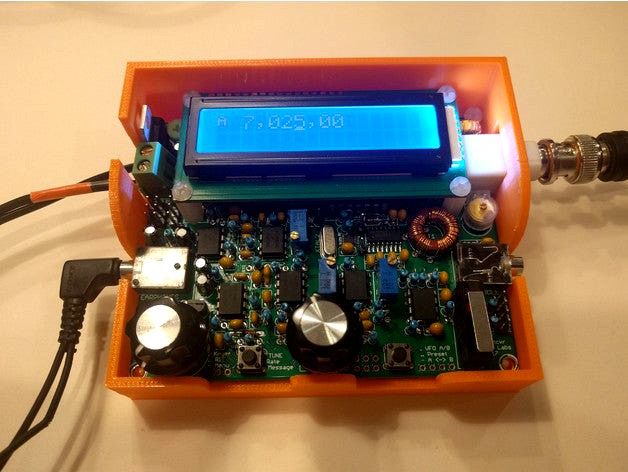 Stand for QRP Labs QCX transceiver by pshuman