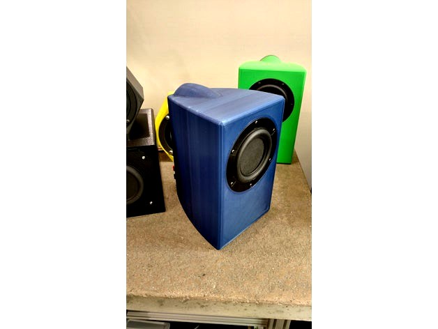 Speaker Enclosure for Tectonic Elements 3-1/2" BMR by Emotiva