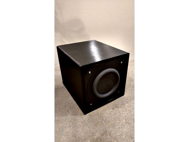 Micro-Sub Enclosure For Tang Band W3-2108 by Emotiva