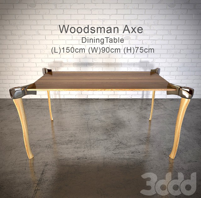 2 стола Woodsman Axe Table