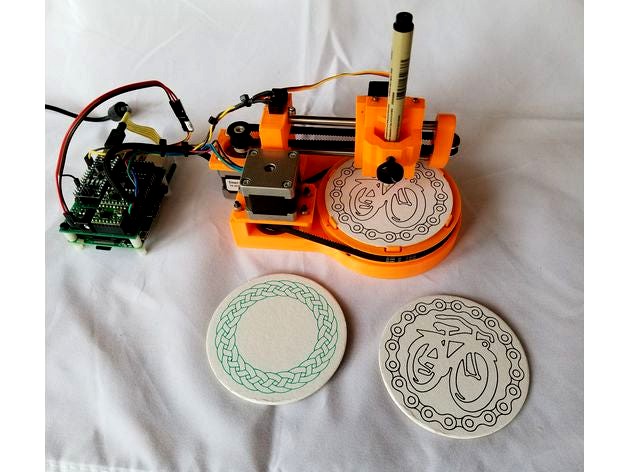 Polar Coaster Drawing Machine by bartdring