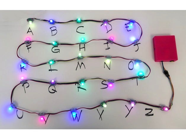Arduino Stranger Things LED String Controller Enclosure by uwacn