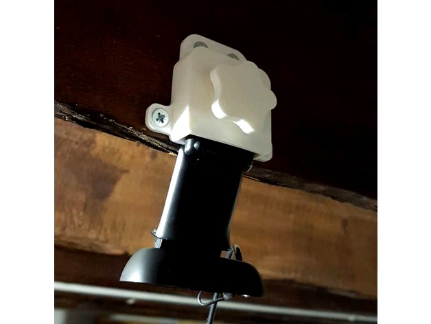 Overhead Bracket for Logitech C270 Webcam by TalonGrayson