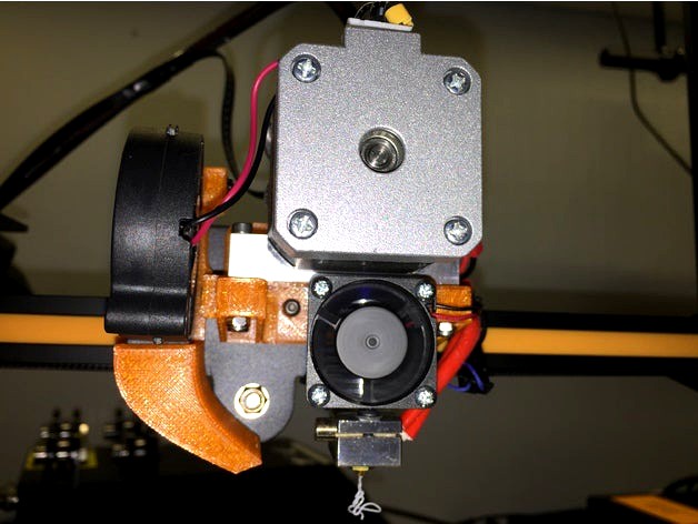 Flexion Direct Extruder Mount V2 for CR-10 by bratan