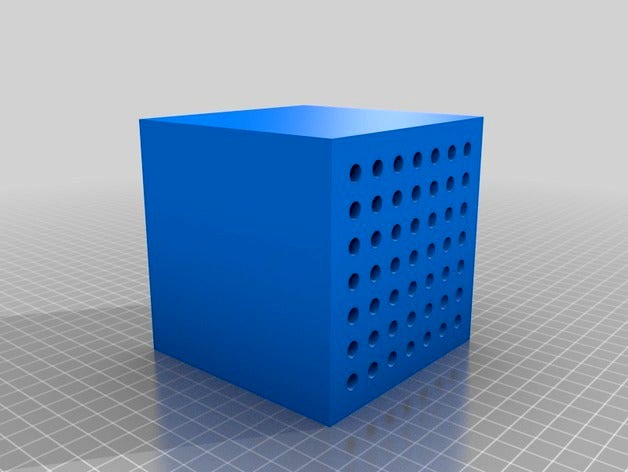 4'' x 4'' square planter with 1/4'' drainage holes by bamesjrown23