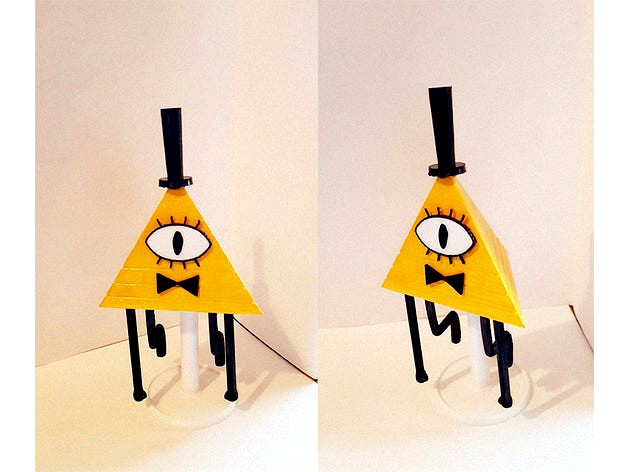 Bill Cipher Figurine by CHRY3D