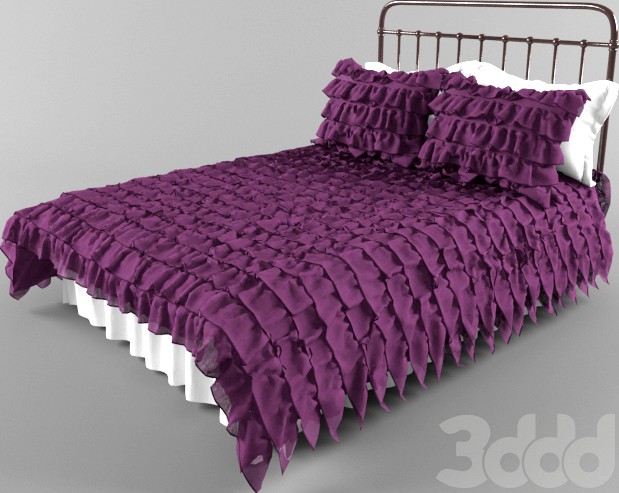 Waterfall Ruffle Bedding