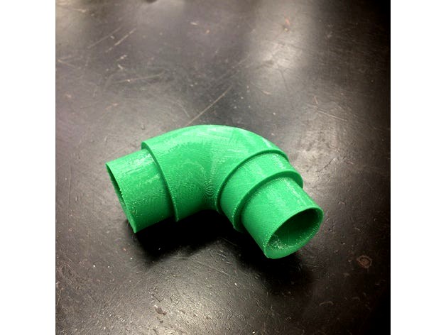 Elbow Reducer (for miter saw evac) by Scottland