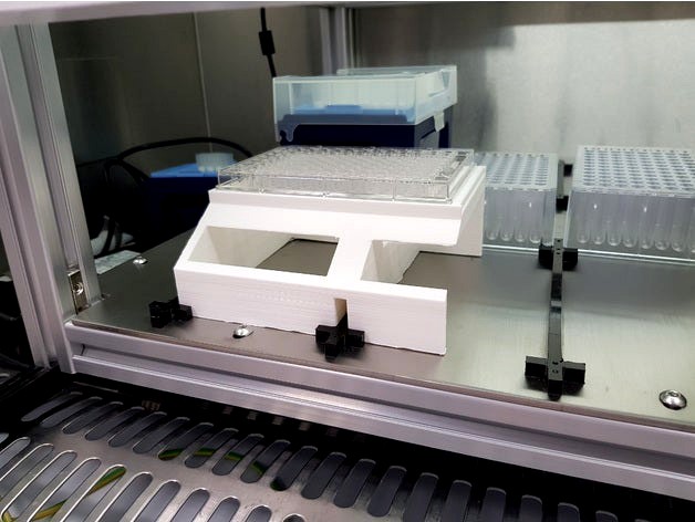 Holder to transpose/rotate microplate (for OpenTrons) by theosanderson