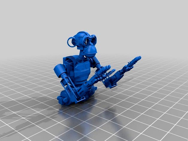 Robot Monkey (Update 2) by cazzer