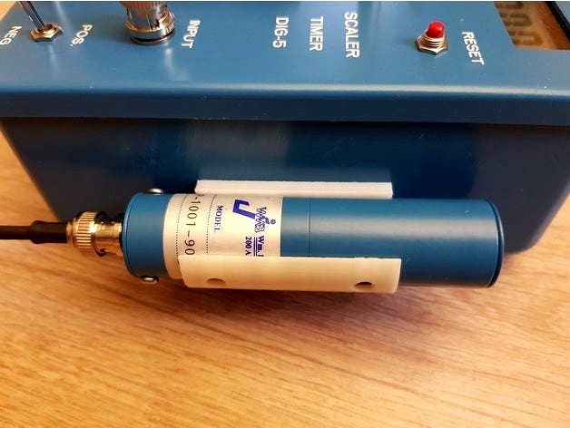 Holder for W. B. Johnson GP-1001-900 probe and DIG-5 scaler by S0N1C