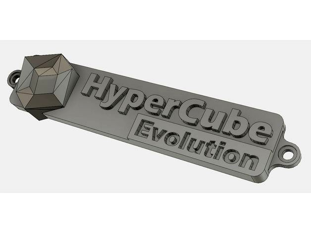Nameplate for Hypercube Evolution with logo by Alderoth