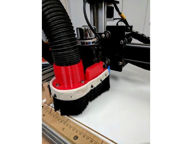Shapeoko / Xcarve Dust Shoe by pefozzy