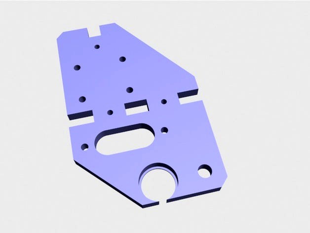 Geeetech i3 x - Z Axis Top Plate with integrated bearing mount by 3DWorkhorse
