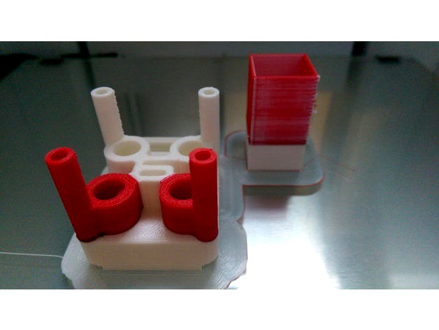 UM2 4 bowden guide with connector  by 6Maker