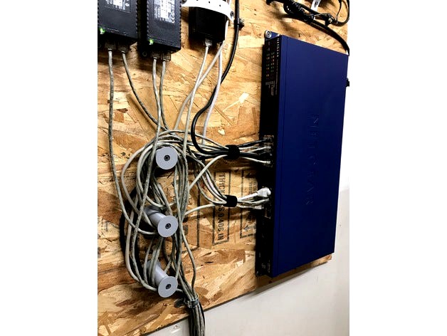 Wire Distribution Spool / Cable Routing Post by NetMagi