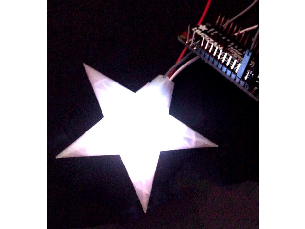 Neopixel Star String Light by Lethegrin
