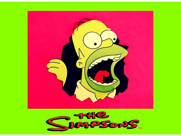 Homer Simpson color by tresdlito