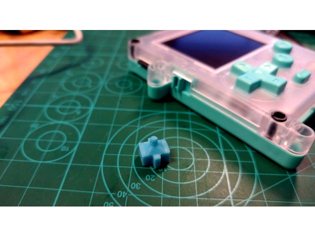 Pokitto D-Pad Center Pivot by eried