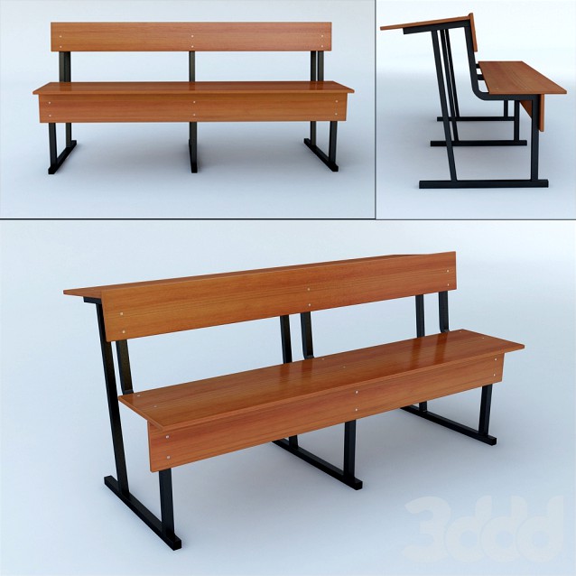 Пюпитр аудиторный 3-х местный