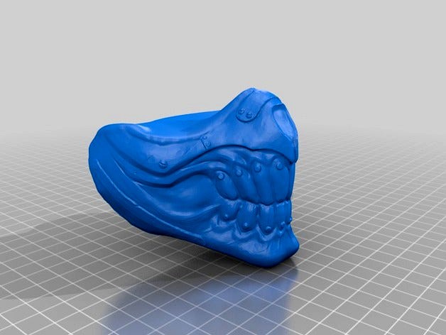 Immortan Joe Mouth Guard Solid by crashadams