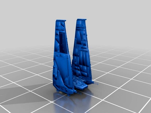 Kylo Ren Command Shuttle by DarthPugno