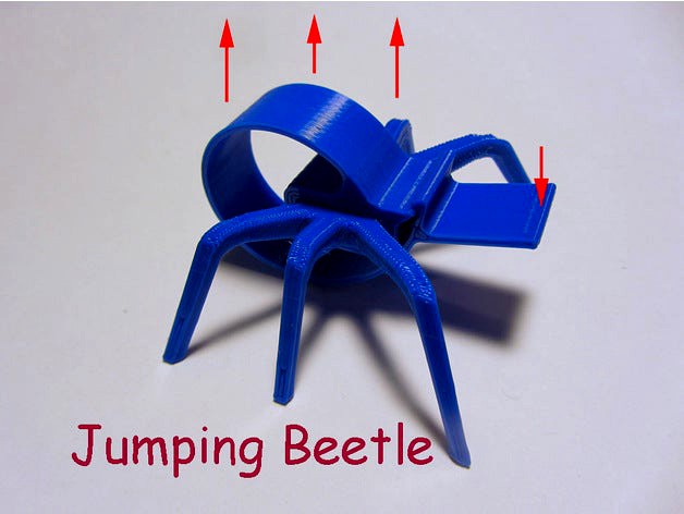 Jumping Beetle by LoboCNC