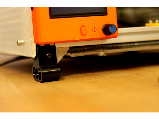 Vibration Dampener for 2020 alu profile foot leg stand TPU ninjaflex filaflex by zsellera