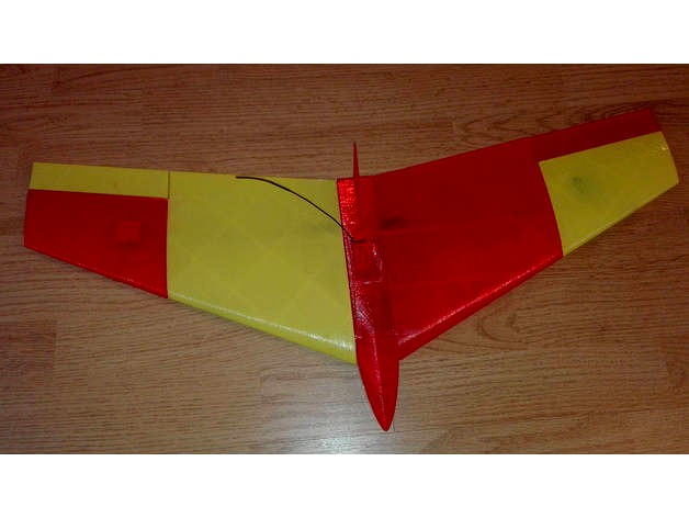 SPEEDY - a 3D-printable RC-Flying-Wing by Minihawk