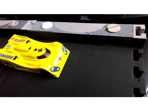 Mini-Z RCP-Track barrier cover for 30cm straight; Kantenschutz für RCP 30cm Gerade by Renngarage