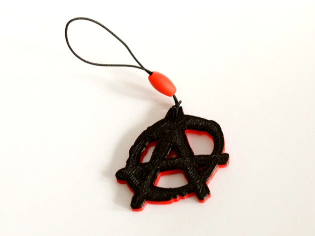 Anarchy Keychain by MixedGears