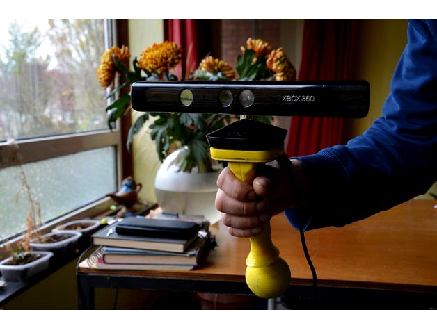 Kinect Holder and Handgrip by CatweazleMagic