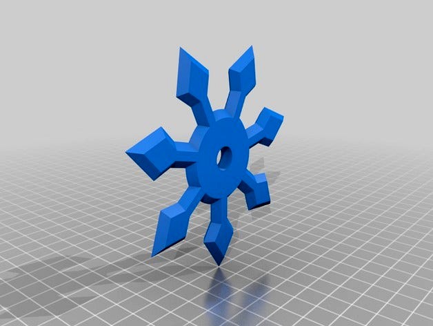 7 Point Ninja Star by httpkoopa