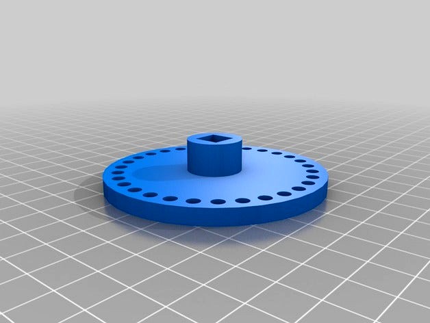 30 frames wheel for 3D Printed Flip Book Machine by d3a