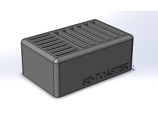 Simple SD/microSD organizer - SD-TOASTER by mileshkin
