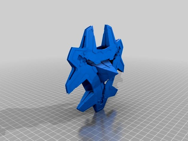 Goa'uld Hatak type warship by chrisb3d