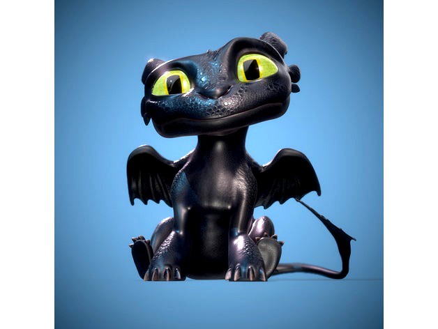 Baby toothless by Malmo