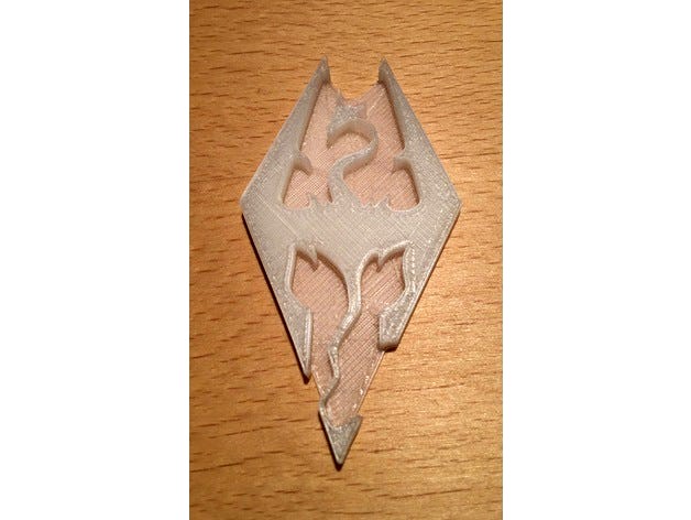 Skyrim Imperial Seal Keychain by sternendrache2