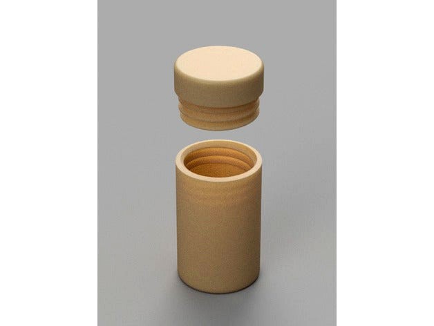 Threaded Jar by bpmarkowitz