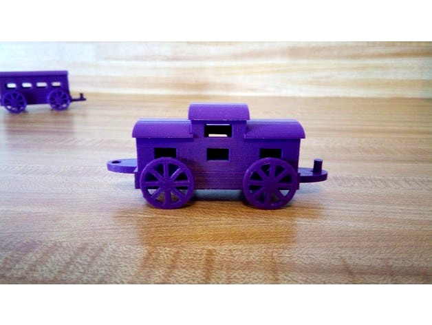 Toy Train Caboose by swoolsten