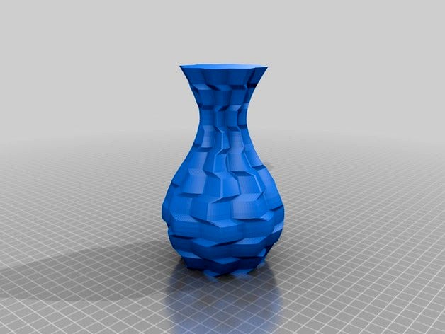 Vase with chess ordered layers by asp3d