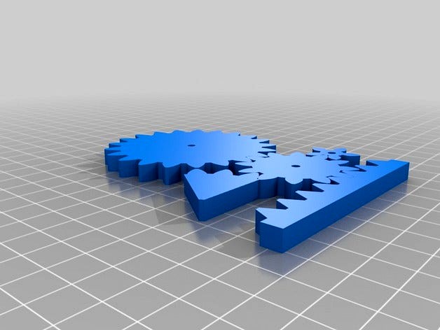 Public Domain Involute Parameterized Gears: Optimized for Speed by zkarcher