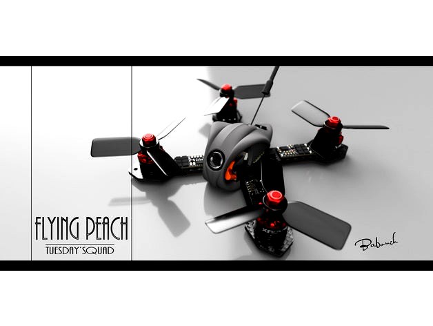 Flying Peach - Microswift Evolution by Babouch