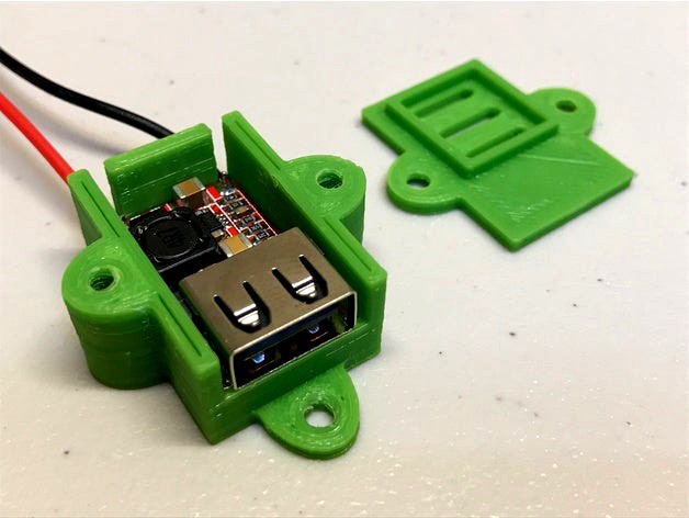 USB Buck Converter Case by flipcide