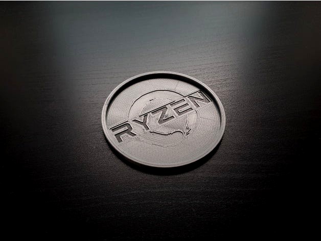 Ryzen Coaster by chrzr