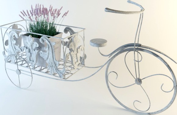 Подставка под цветы Велосипед